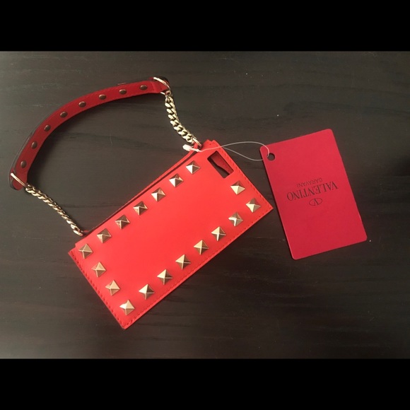 Valentino Accessories - COPY - Valentino “rockstud”leather iPhone 5 case